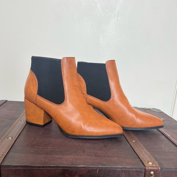 Brown Chelsea Ankle Booties - Picture 11 of 11